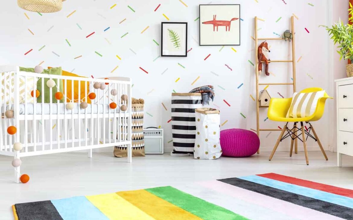 chambre bébé coloré