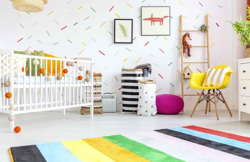 chambre bébé coloré